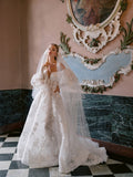 Monique Lhuillier Fall 2025 Bridal Philippine Gown and Veil