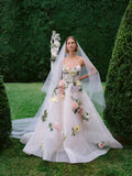 Monique Lhuillier Fall 2025 Bridal Amalfi Gown and Veil