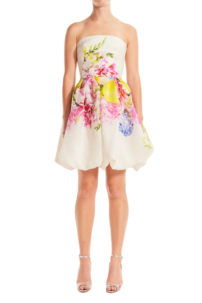 Monique Lhuillier Bubble Skirt Cocktail Dress