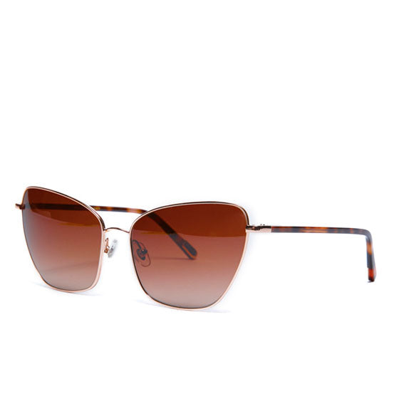 Sienna Rose Gold Sunglasses - Side View